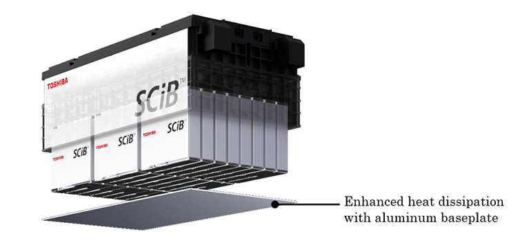 东芝推出全新SCiB™模块 将电动客车等应用的散热性能提高一倍